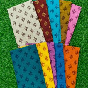 Mangalagiri Cotton Printed Blouse Pieces